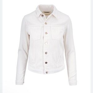 L'Agence Celine Vintage White Corduroy Jacket